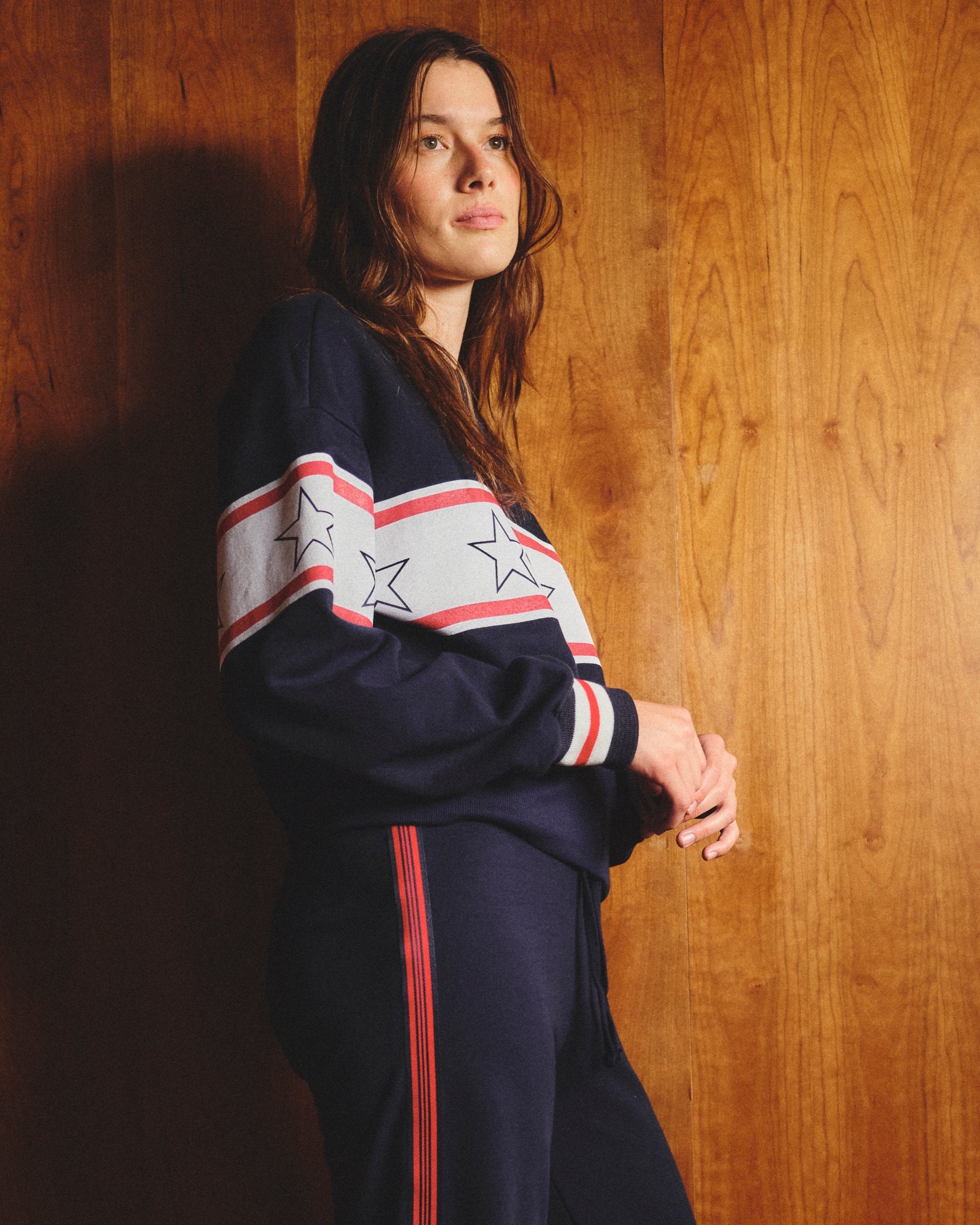 Sundry Stars Oversized Popover in Deep Navy