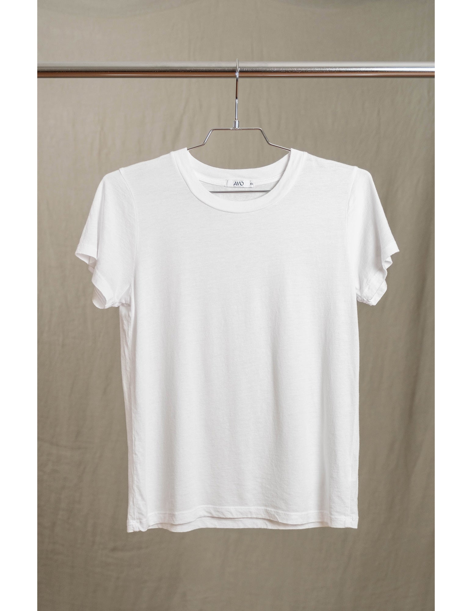 Butter Soft Short Sleeve Crew in White