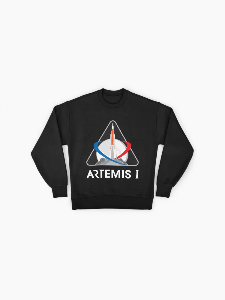 Artemis NASA Official Logo Sweatshirt, Premium Space Mission Top