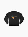 2024 Total Solar Eclipse Shirt with Silhouette Solar Sun Burst Sweatshirt