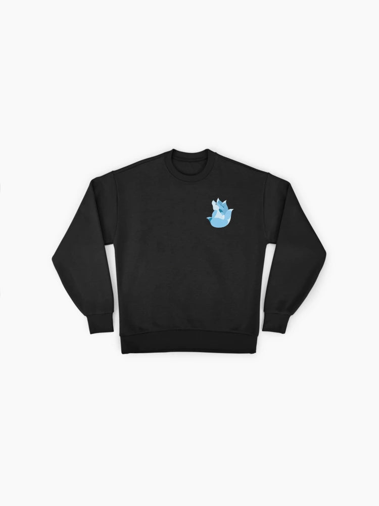 Arctic Fox Premium Oversized Sweatshirt, Winter Animal Graphic Top