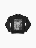 Asteroid Outpost IX - Asteroid Day Premium Oversized Sweatshirt: Sci-Fi Base