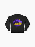 Abstract Night Sky Sweatshirt, Artistic Oversized Graphic