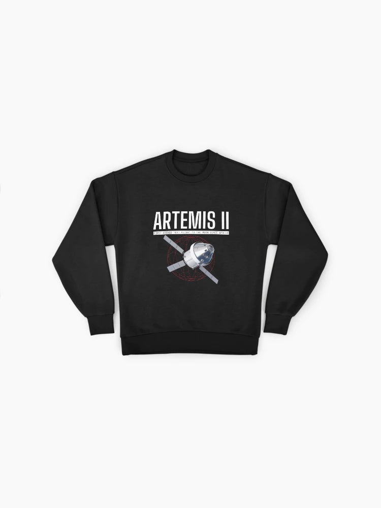 Artemis II 2024 Sweatshirt, Commemorative Moon Mission Gear