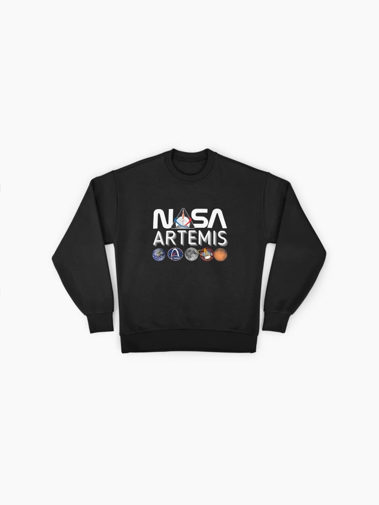 Artemis We Are Going Moon To Mars Sweatshirt, Official Logo Premium Top