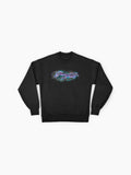 Astral Fox Oversized Sweatshirt, Spiritual Space Animal Graphic