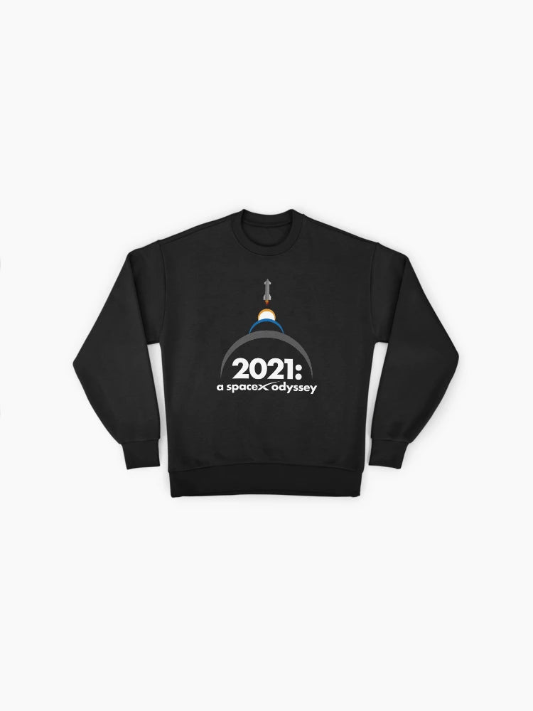 A SpaceX Odyssey 2021 Sweatshirt, Premium Oversized Fan Gear