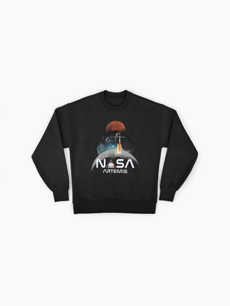Artemis 1 Mission Sweatshirt, Premium Oversized Graphic Shirt