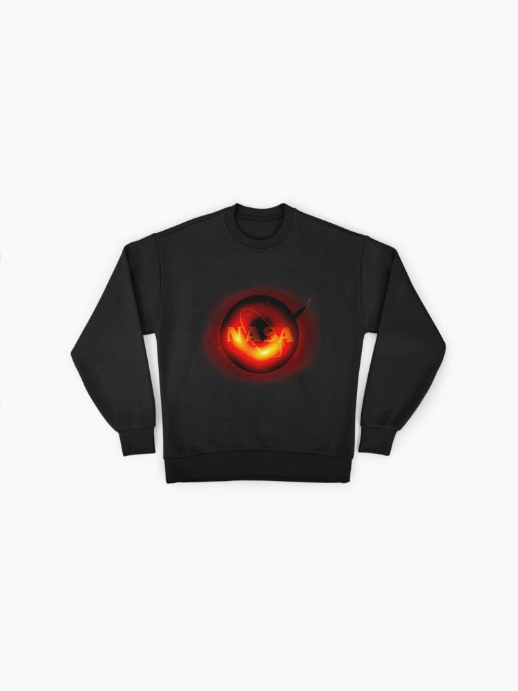 Oversized First Black Hole Photo Sweatshirt: Historic Image Apparel