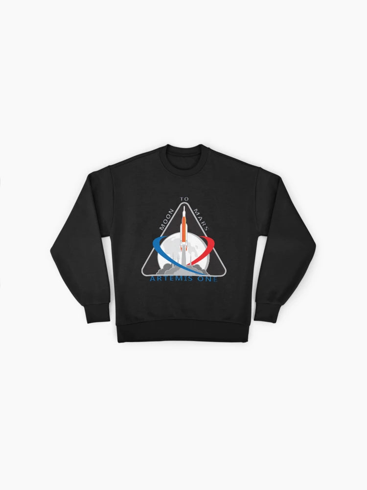 Artemis Mission One Logo Essential Sweatshirt, Official NASA Fan Top