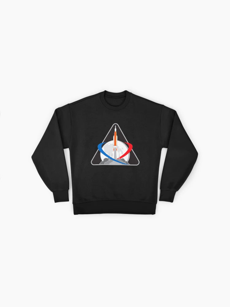 Artemis 1 Mission Patch Sweatshirt, Premium NASA Collector's Top
