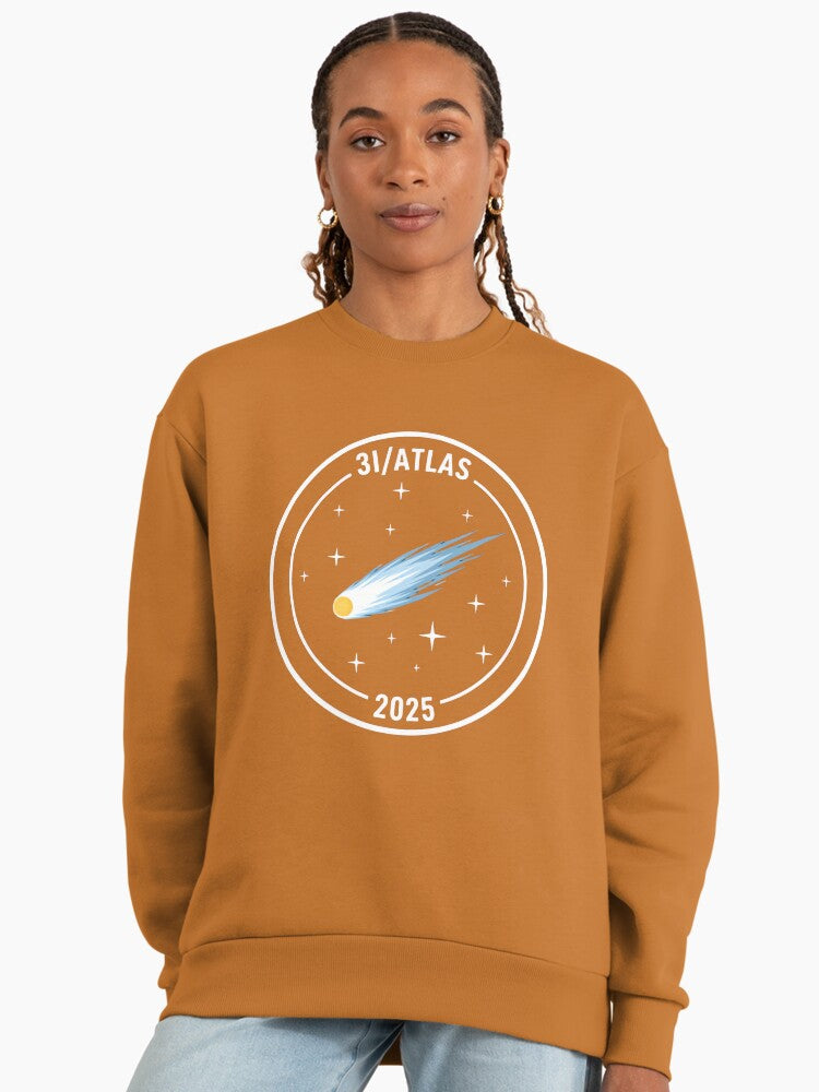 3I/ATLAS 2025 Comet Sweatshirt, Premium Space Astronomy Fan Top Clay